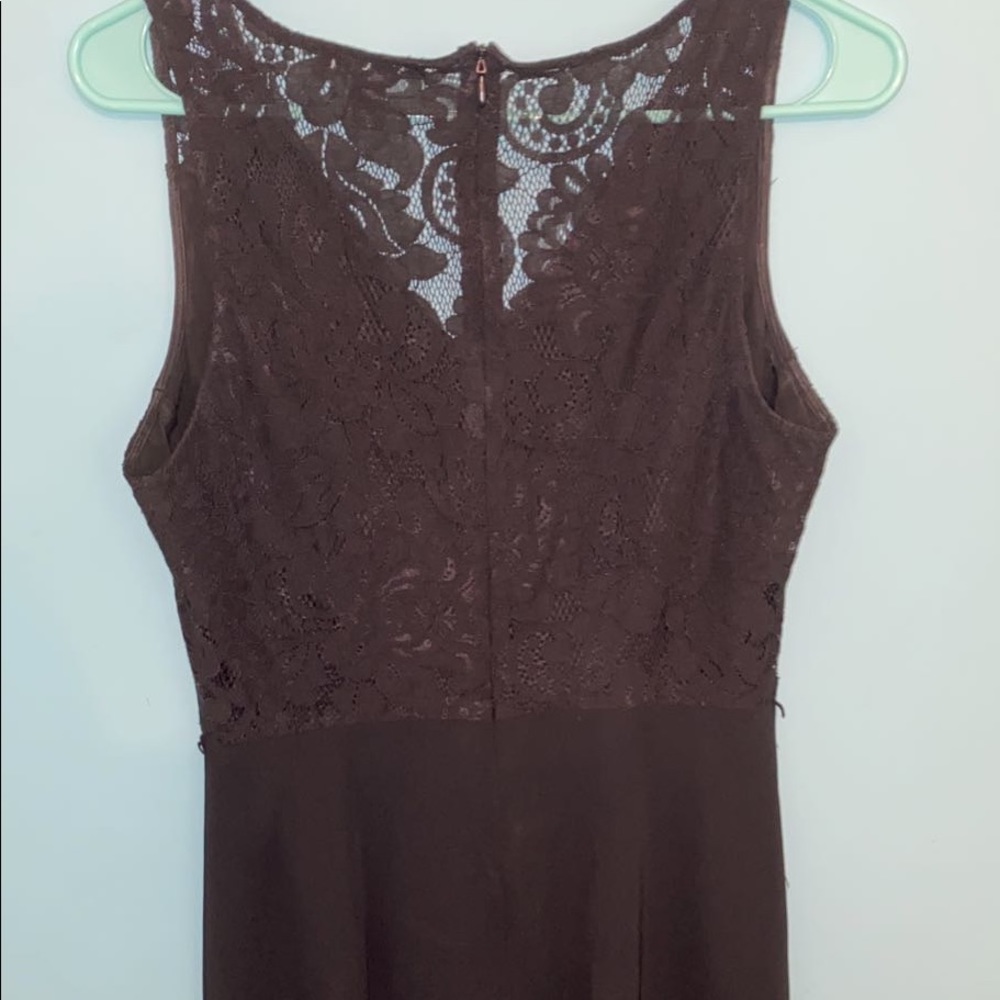 Black knee high dress.